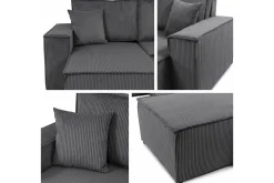 Magston 4-seters Hjørnesovesofa
