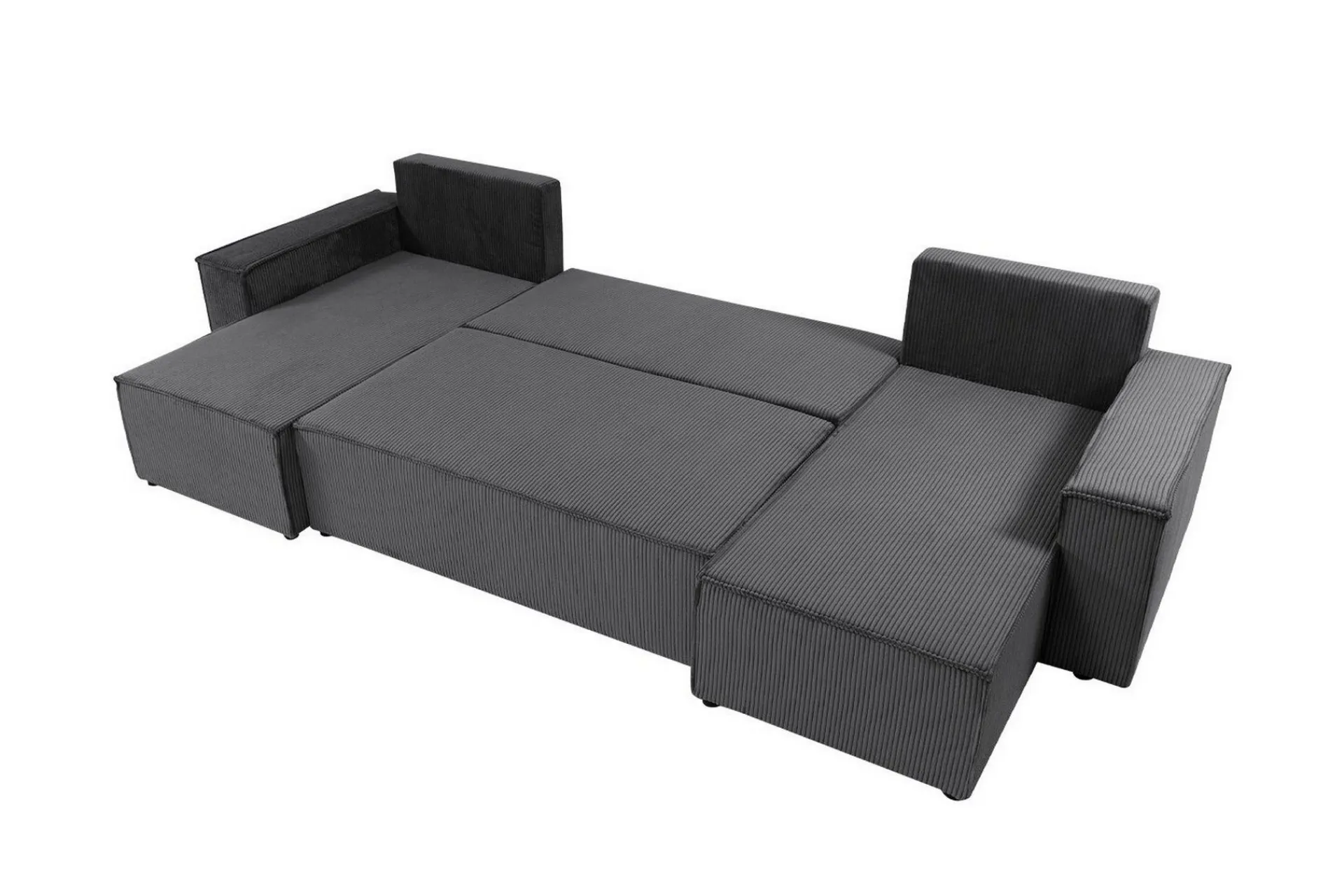 Sovesofaer-Magston 4-seters Hjørnesovesofa Mørkegrå