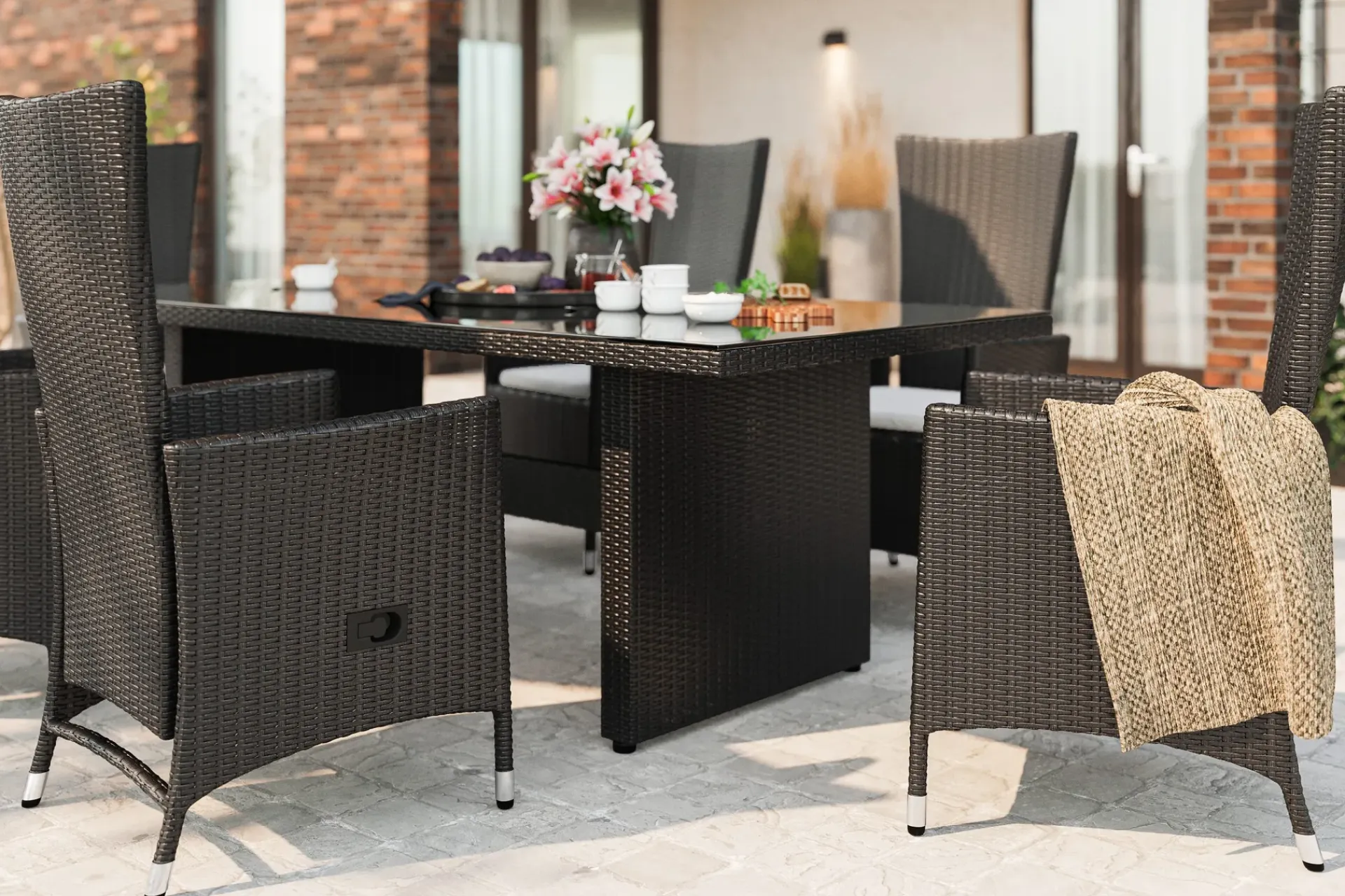 Comfort Garden Majestic Spisegruppe 210+6 Jenny Regulerbare Stoler