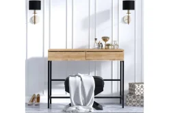 Sminkebord & Toalettbord-Make-up Table Eik|Svart Natur,Svart