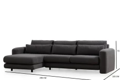 Makhan Sofa med Sjeselong 3-seter