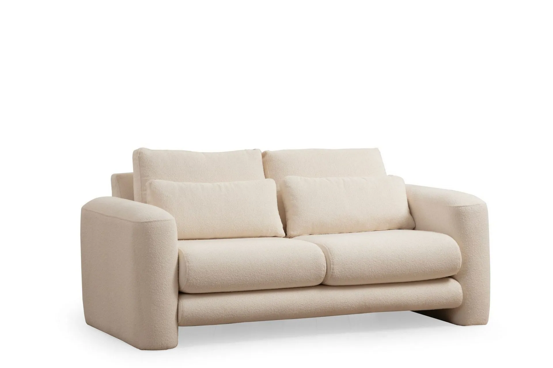 2 Seter Sofa-Makhan Sofa 2-seter Beige