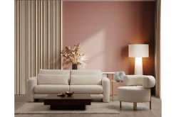 2 Seter Sofa-Makhan Sofa 2-seter Beige