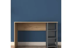 Kontorbord-Makrud Skrivebord 120 cm Valnöt,Antracit
