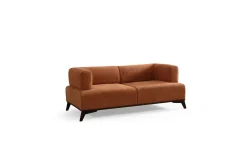 2 Seter Sofa-Malkiat Sofa 2-seter Orange,Svart