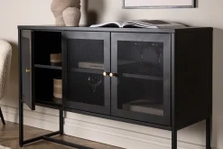Venture Home Oppbevaringsskap|Skap-Malla Skapkommode 120x40x80 cm Svart