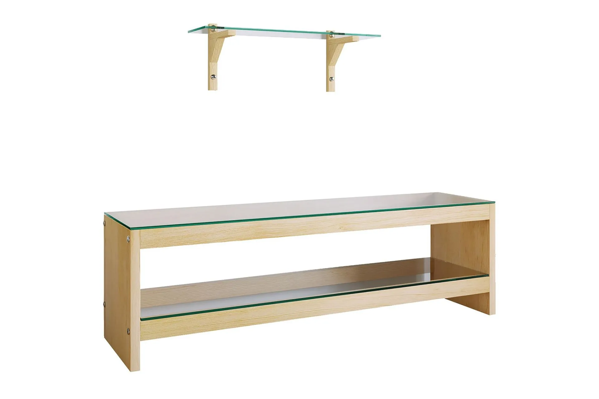 Tv-Møbelsett-Malmby TV-Møbelsett 140 cm Brun