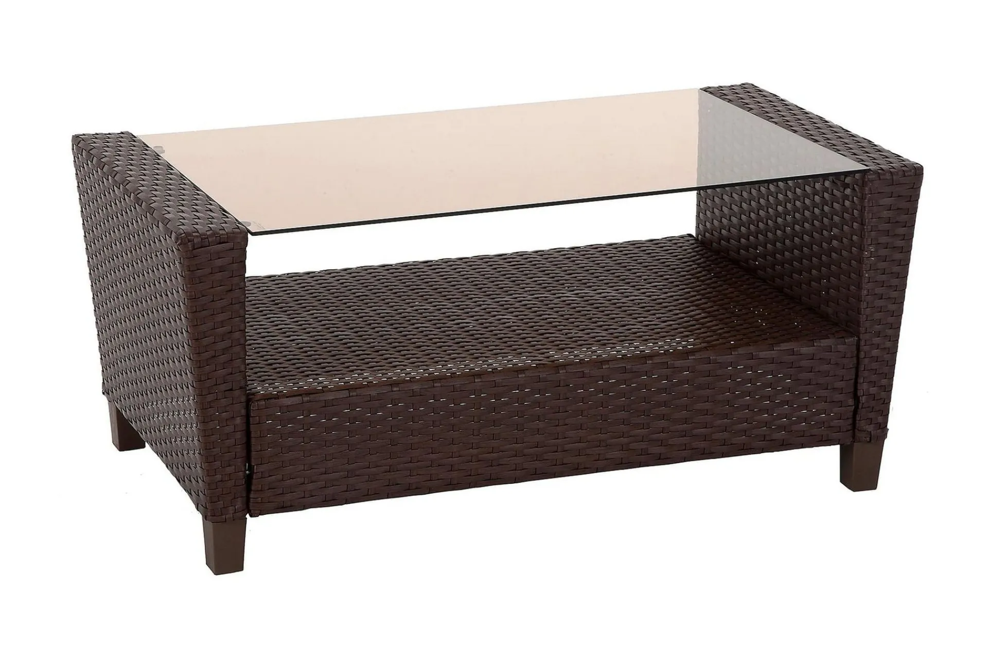 Dorel Home Veranda & Terrasse|Loungesett-Malmo Loungegruppe Kunstrotting Brun Brun,Rød