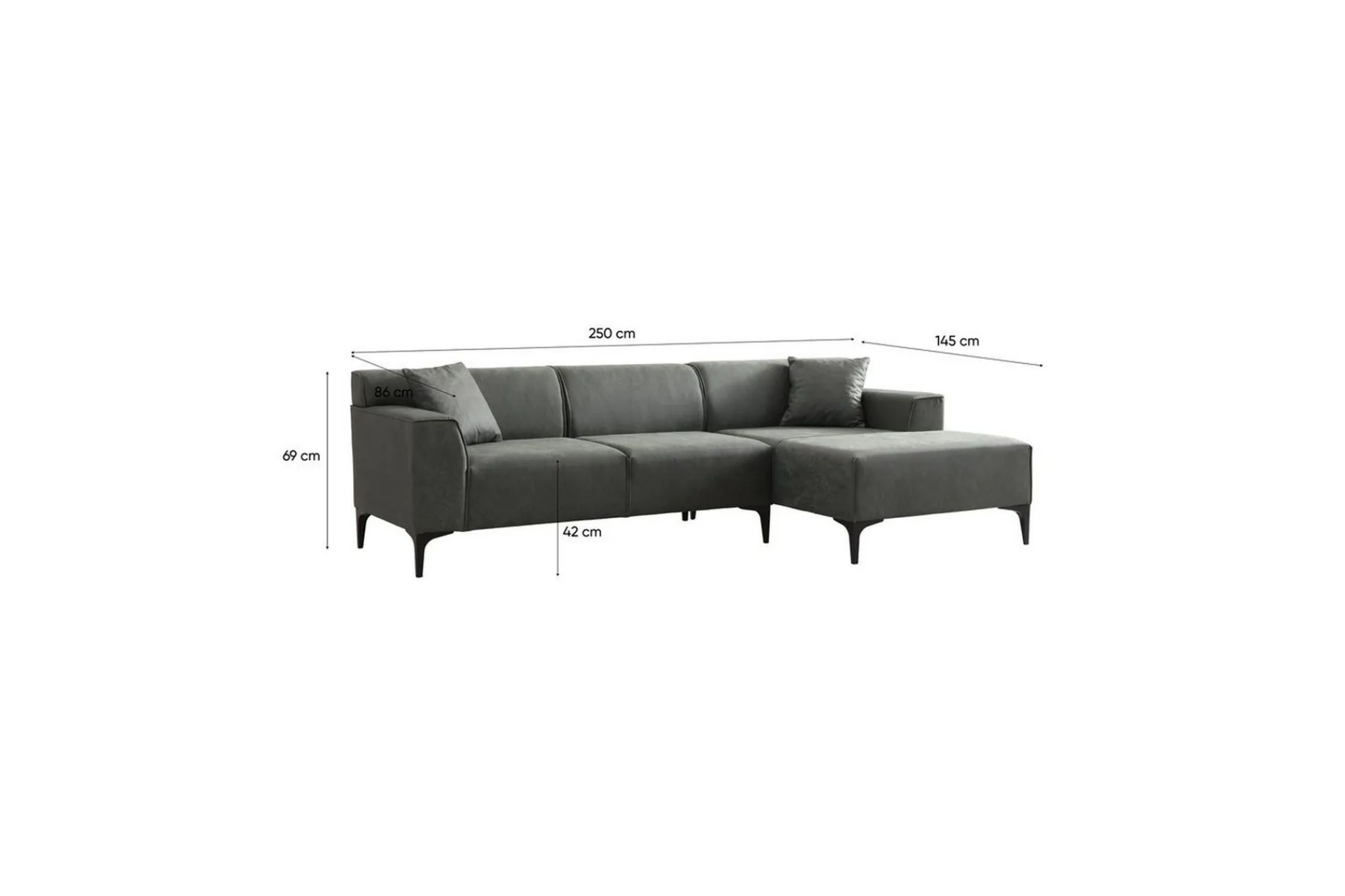 Malpani Sofa med Divan 3-sits