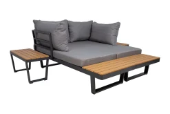 Veranda & Terrasse|Loungesett-Malta Sofagruppe Natur,Grey
