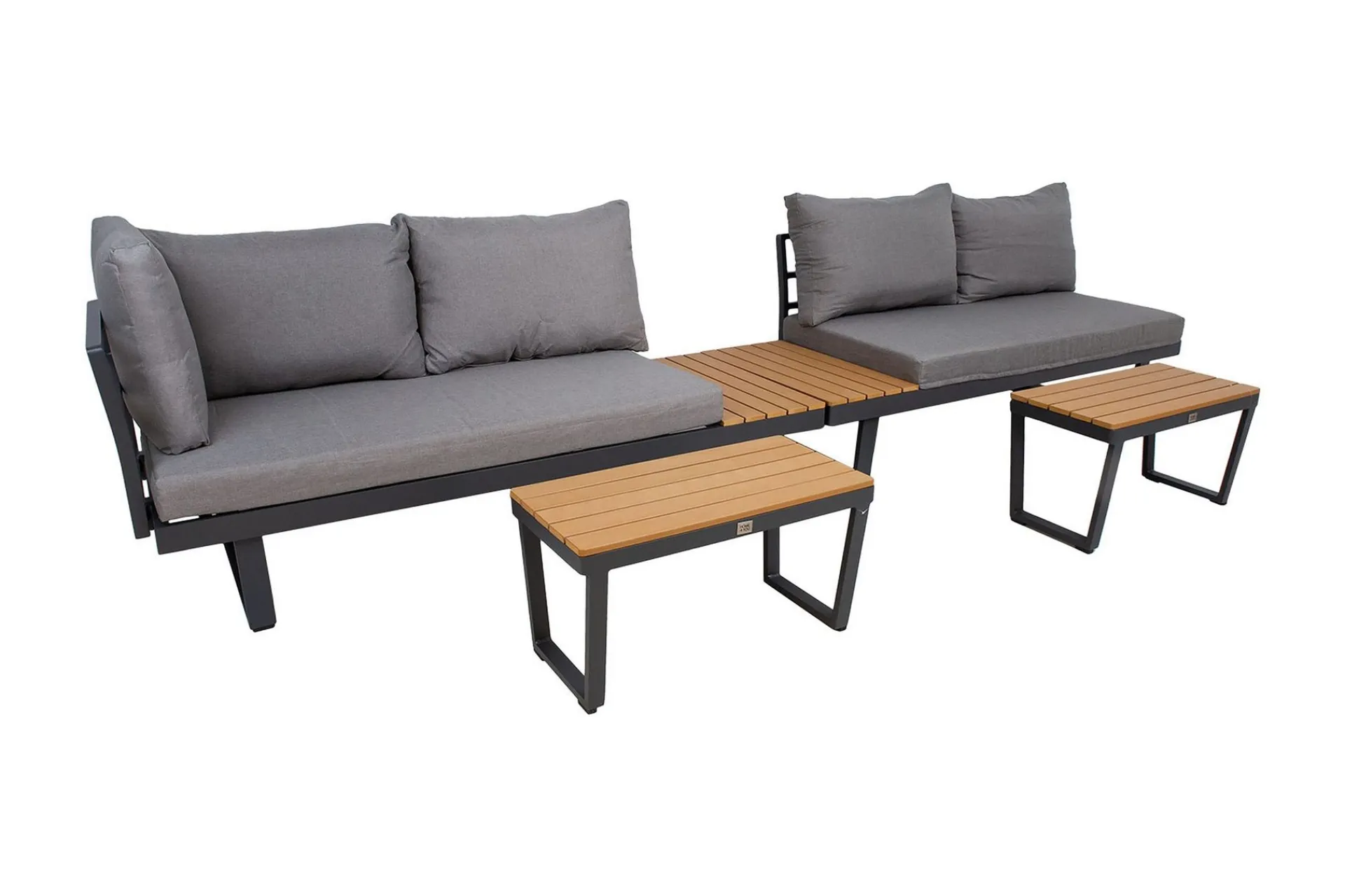 Veranda & Terrasse|Loungesett-Malta Sofagruppe Natur,Grey