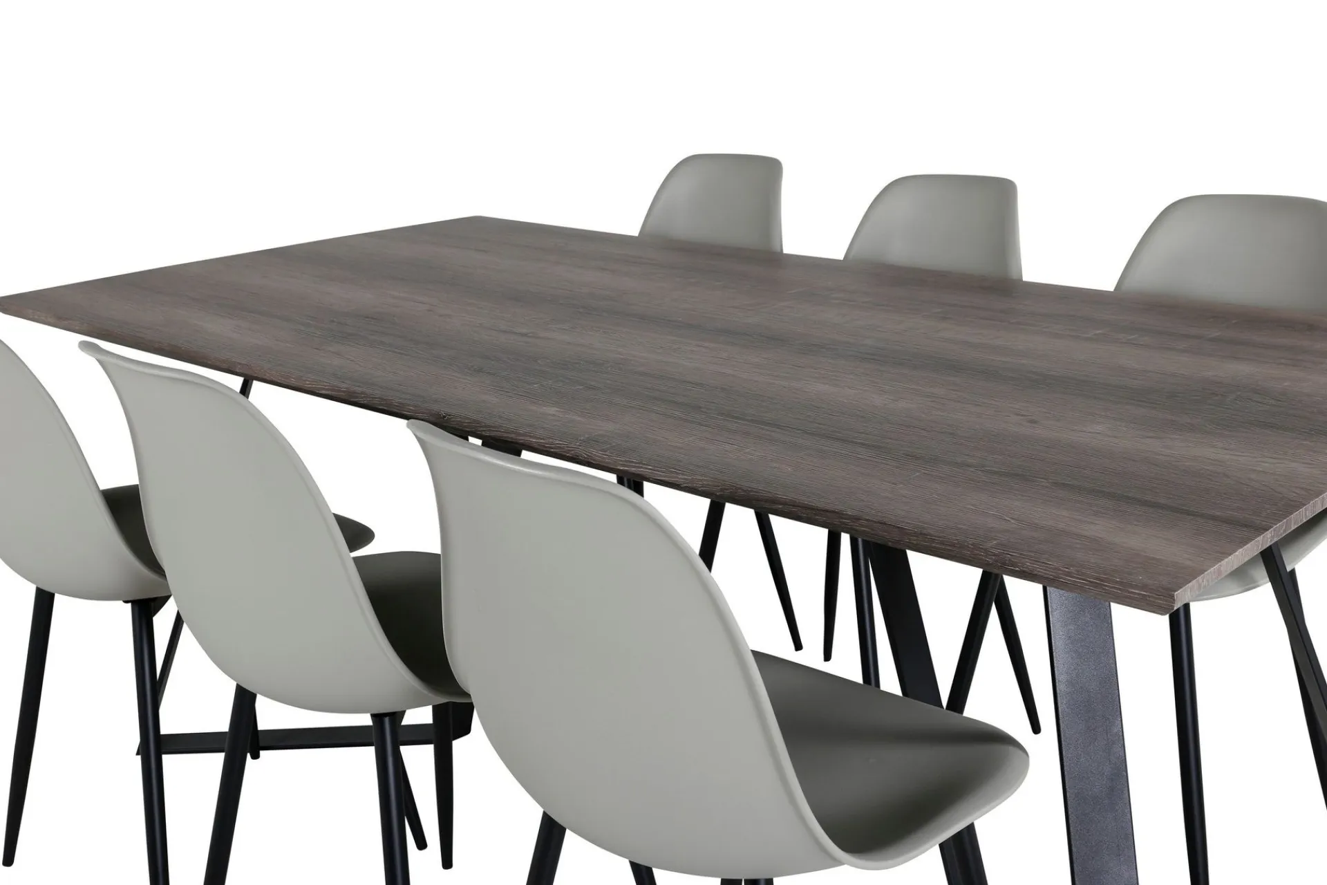 Venture Home Malvina Spisegruppe 180 cm inkl. 6 Ypas Stoler