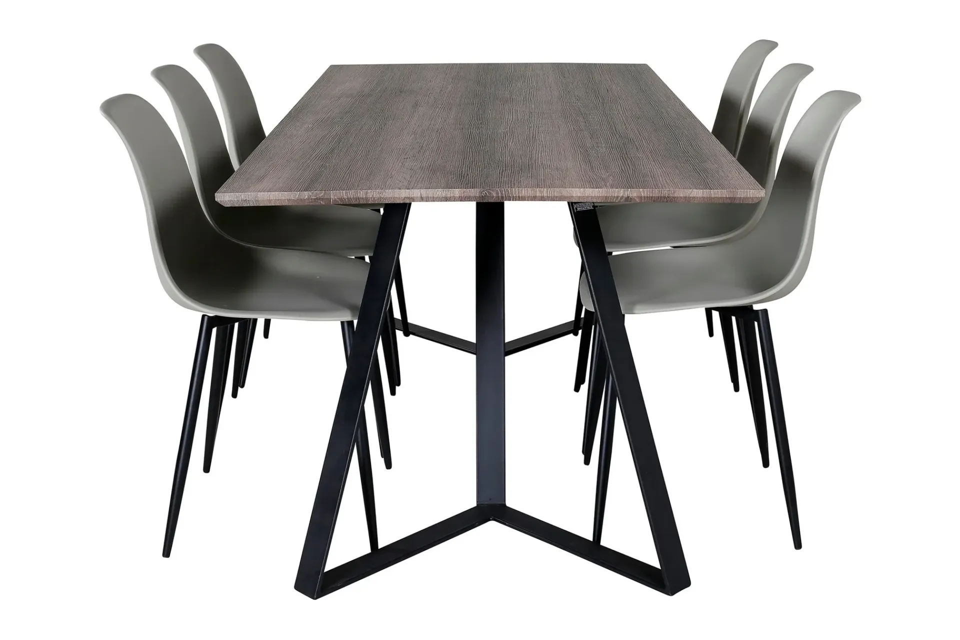 Venture Home Malvina Spisegruppe 180 cm inkl. 6 Ypas Stoler