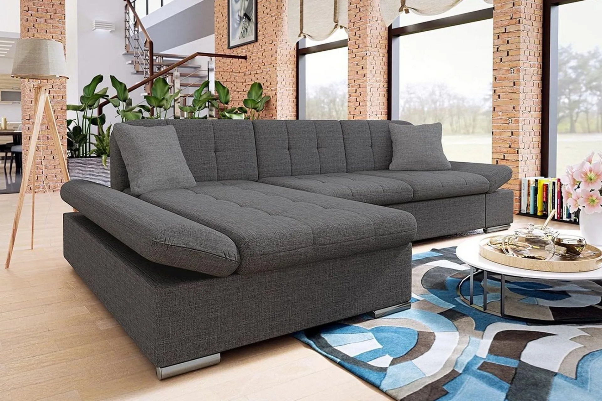 Sovesofaer-Malwi U-sovesofa 278x162x76 cm Lex 7 + Lex 5