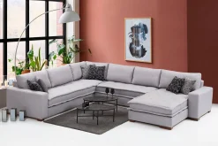 Mamerto Sofa m. Divan 4-seters