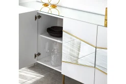 Sideboard & Skjenker-Mami Konsollbord 180 cm Hvit