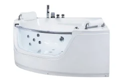 Baderom-Mangle Boblekar 192 cm Hvit