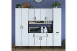 Hjørneskap|Barskap-Manorma Highboard Hvit