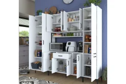 Hjørneskap|Barskap-Manorma Highboard Hvit