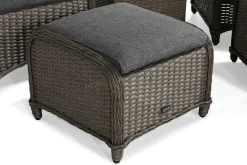 deNoord Marcus Cafésett med 2 Reclinerlenestoler m Pute