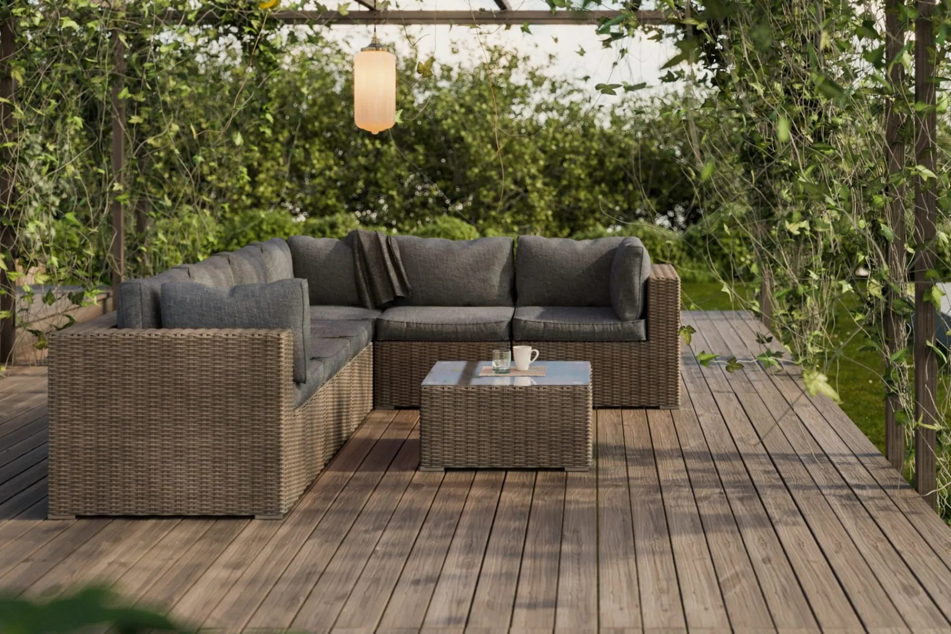 deNoord Veranda & Terrasse|Loungemøbler Salg-Marcus Loungegruppe Grey