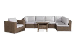 deNoord Veranda & Terrasse|Loungemøbler Salg-Marcus Loungegruppe Brun,Grey