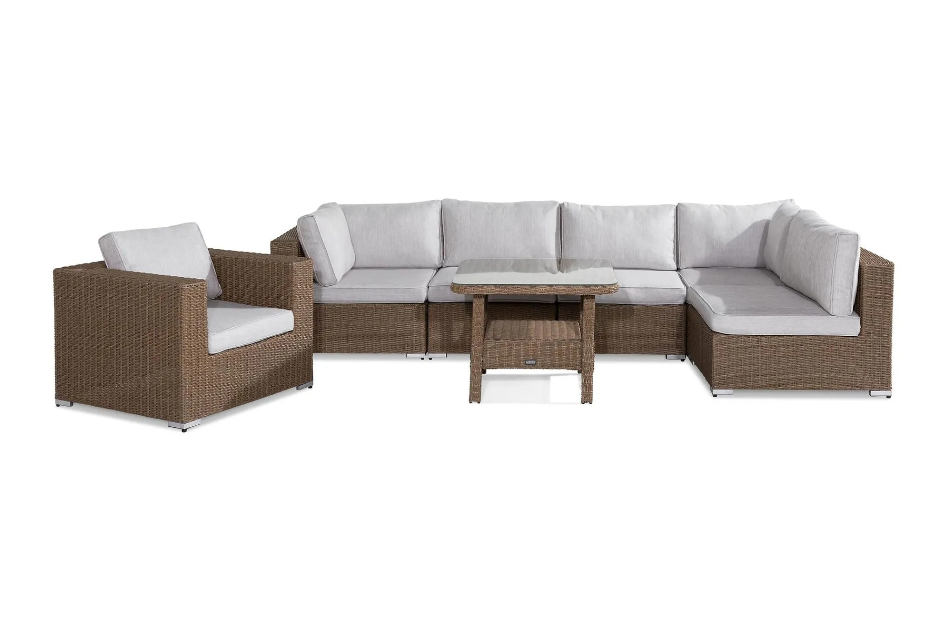 deNoord Veranda & Terrasse|Loungemøbler Salg-Marcus Loungegruppe Brun,Grey