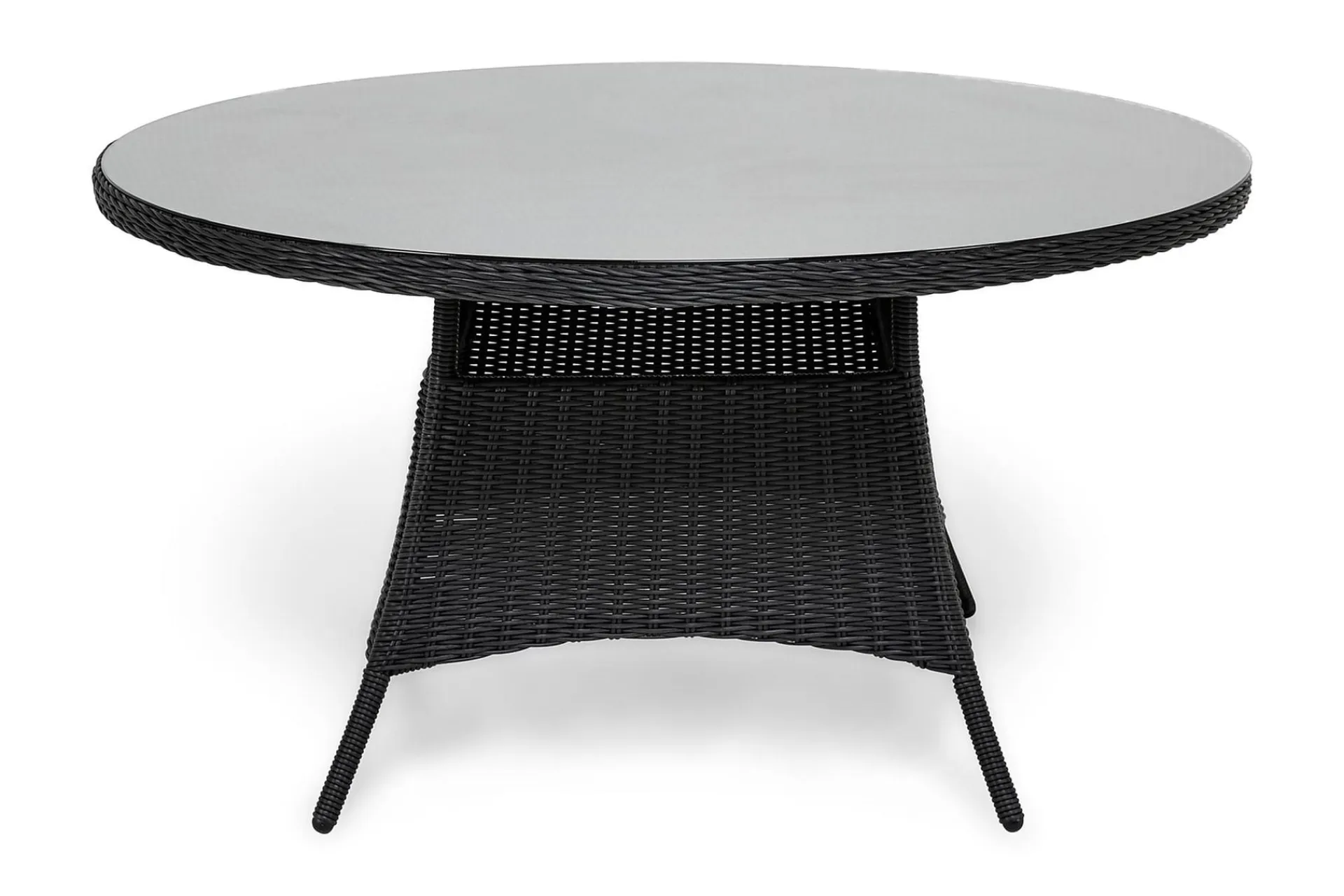 deNoord Loungebord & Sofabord Utendørs-Marcus Spisebord 140 cm Rundt Svart