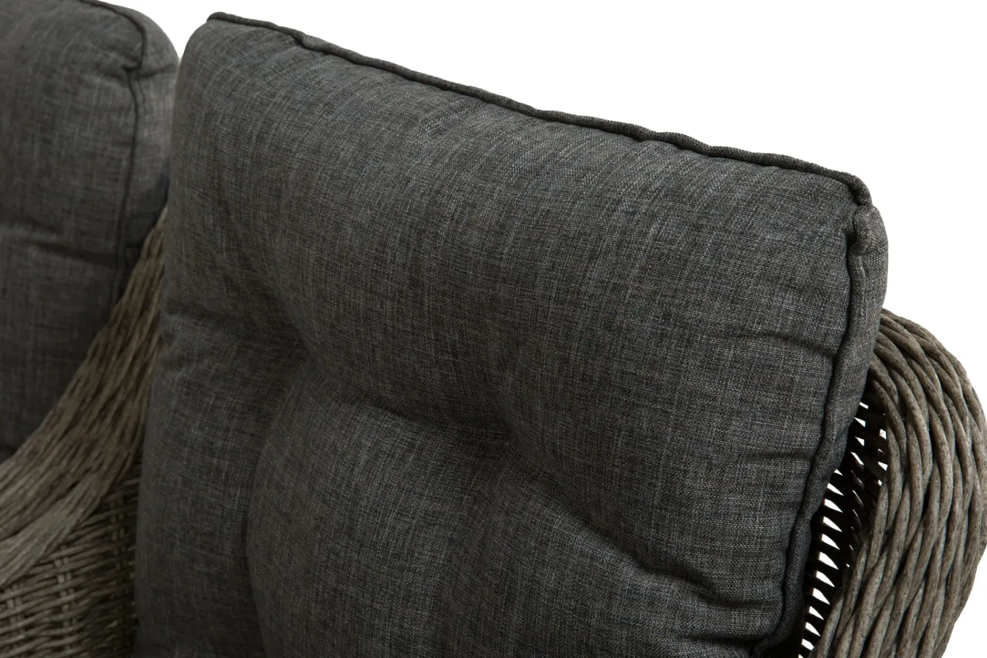 deNoord Spisegrupper Hage|Puteoppbevaring & Møbelbeskyttelse-Marcus Spisegruppe 200 + 6 Lenetoler m Pute Beige,Grey