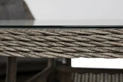 deNoord Marcus Spisegruppe 140 Rund + 4 Lenestoler m Pute