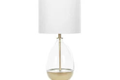 Nattbordslampe|Bordlampe-Mariab Bordlampe 63 cm E27 Hvit