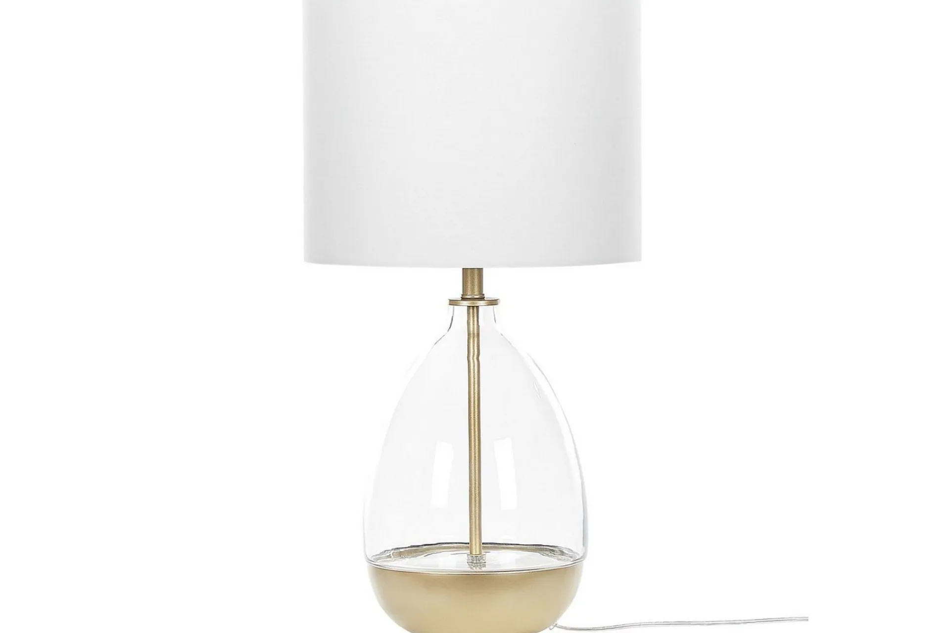 Nattbordslampe|Bordlampe-Mariab Bordlampe 63 cm E27 Hvit