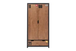 Garderobeskap Barn|Oppbevaring Barnerom-Maritza Garderobe 2 Dører tre,Natur