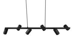 Trio Lighting Marley Hengelampe 115 cm 6-deler Mattsvart