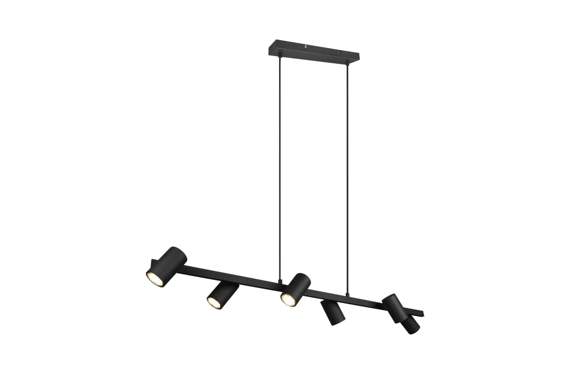 Trio Lighting Marley Hengelampe 115 cm 6-deler Mattsvart