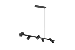 Trio Lighting Marley Hengelampe 115 cm 6-deler Mattsvart
