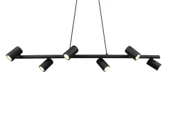 Trio Lighting Marley Hengelampe 115 cm 6-deler Mattsvart
