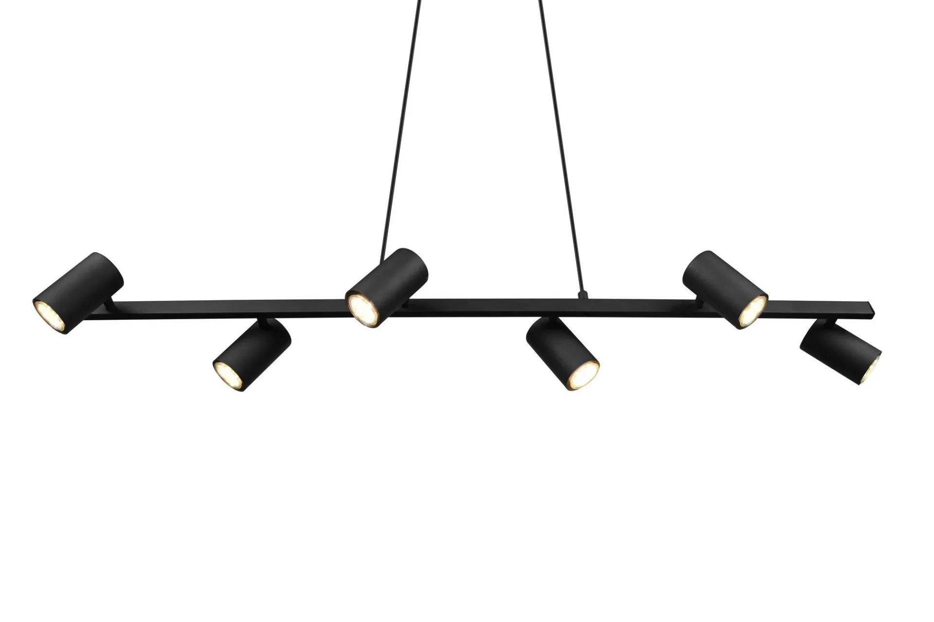 Trio Lighting Marley Hengelampe 115 cm 6-deler Mattsvart