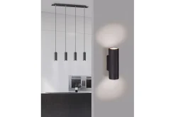 Trio Lighting Marley Pendellampe 4xGU10 svart