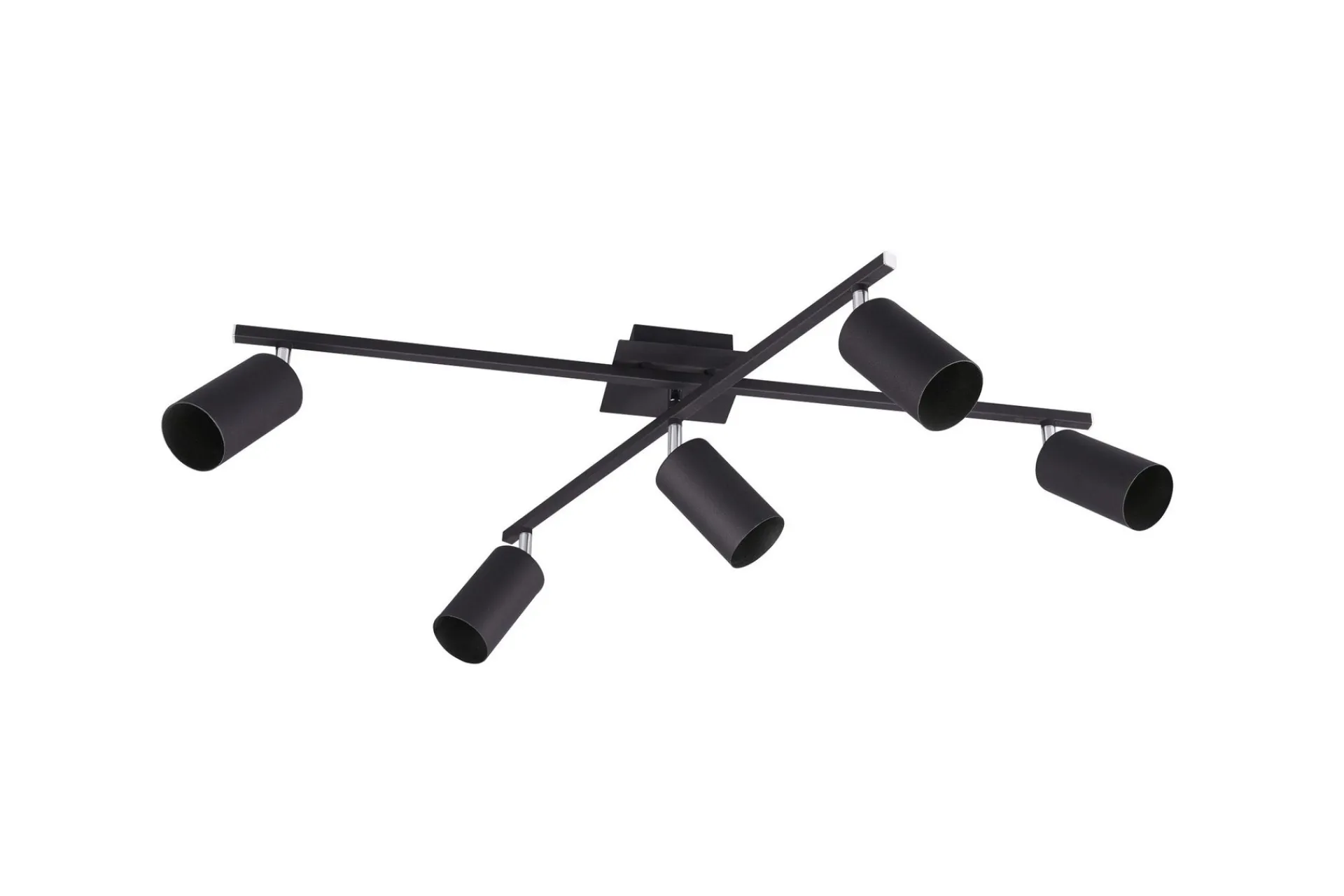 Trio Lighting Kjøkkenlampe|Taklampe-Marley Plafond 5-os. 5xGU10 Matt svart