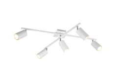Trio Lighting Marley Plafond 5-os. 5xGU10 Hvit
