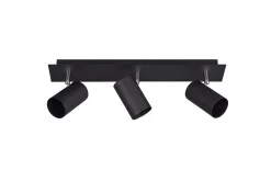Trio Lighting Lyspærer|Soveromslampe-Marley Spot 3xGU10 Svart Matt svart