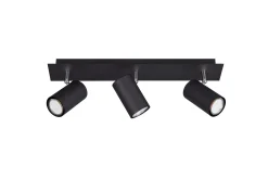 Trio Lighting Lyspærer|Soveromslampe-Marley Spot 3xGU10 Svart Matt svart