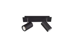 Trio Lighting Lyspærer|Soveromslampe-Marley Spot 3xGU10 Svart Matt svart