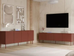 Møbelsett Til Stue-Marros Møbelsett Skjenk 200 cm tuscan red