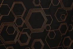 Sengetøysett & Dynetrekksett-Marteby sengesett 240x220 cm Daggry kobber svart