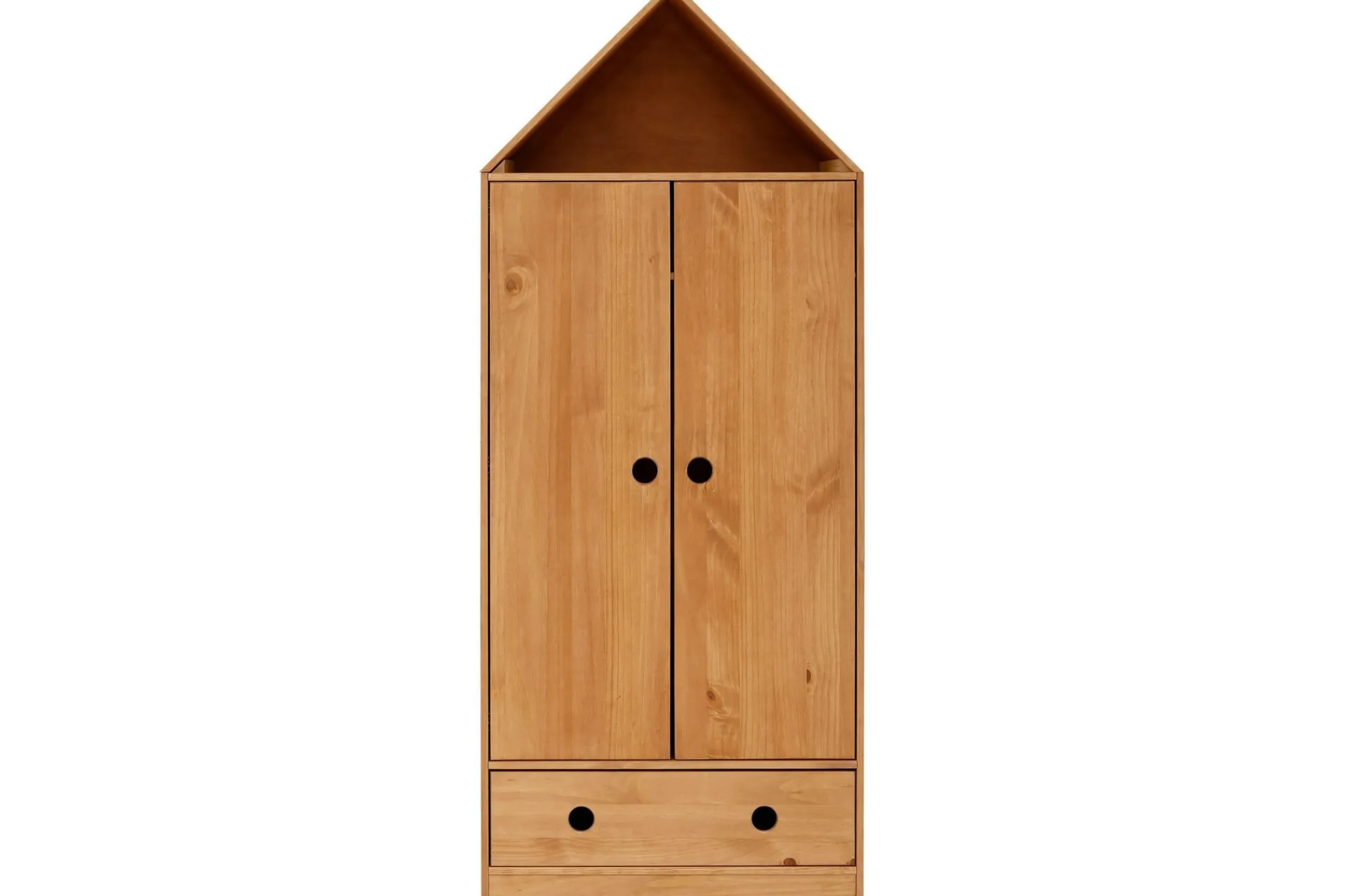Garderobeskap Barn|Oppbevaring Barnerom-Masoomya Barnegarderobe 75x180 cm Brun