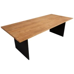 Spisebord & Kjøkkenbord-Matbord Teron 220x100x75 cm Eik/svart
