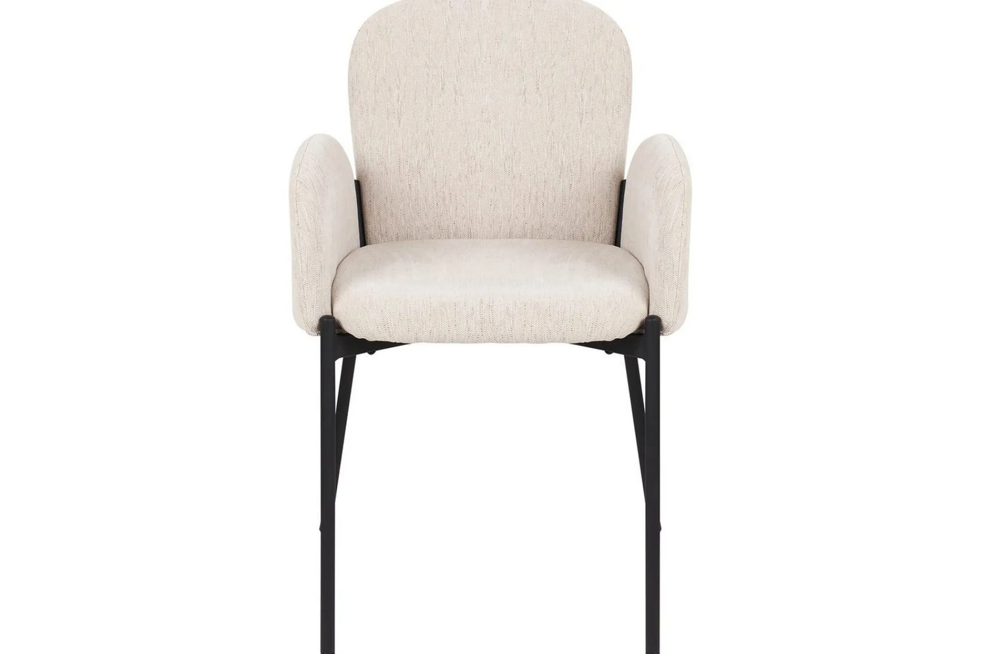 Karmstoler-Matsalsstol Beliani Albee set om 2 Beige