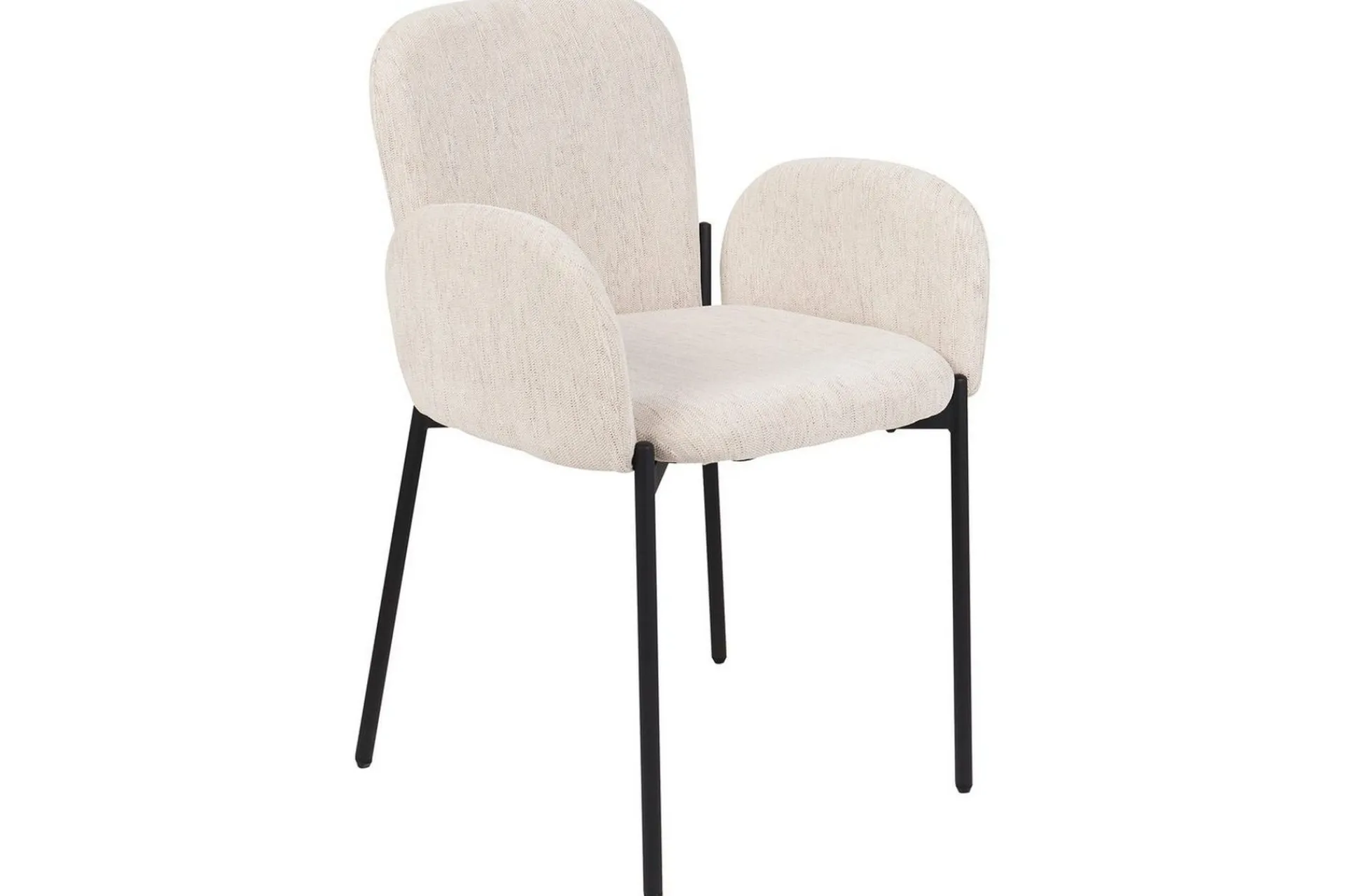 Karmstoler-Matsalsstol Beliani Albee set om 2 Beige